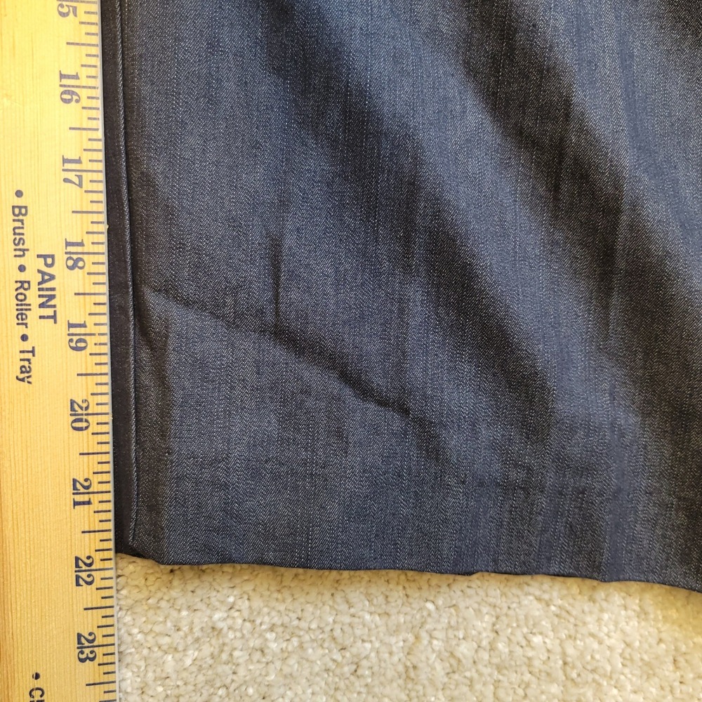 NWT Larry Levine Woman Comfort Waist Crop Blue Lightweight Denim Pants 24W $44 - Picture 10 of 10